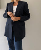Valentino men wool blazer 90s double-breasted oversize