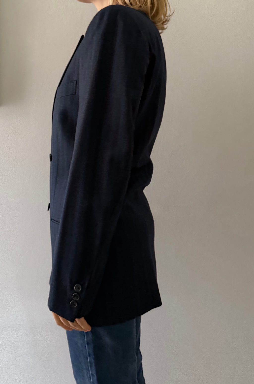 Valentino men wool blazer 90s double-breasted oversize