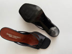 Vintage bow sandals blue