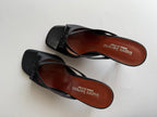 Vintage bow sandals blue