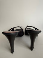 Vintage bow sandals blue