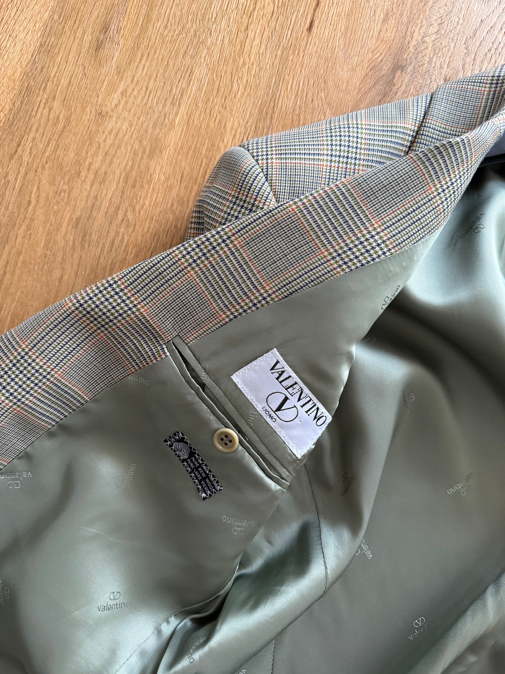 Valentino 90s wool multicolor blazer unisex
