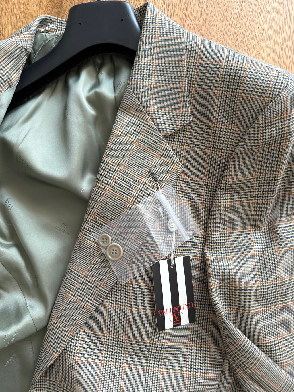 Valentino 90s wool multicolor blazer unisex