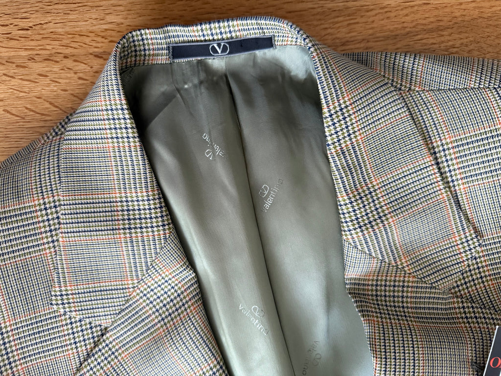 Valentino 90s wool multicolor blazer unisex