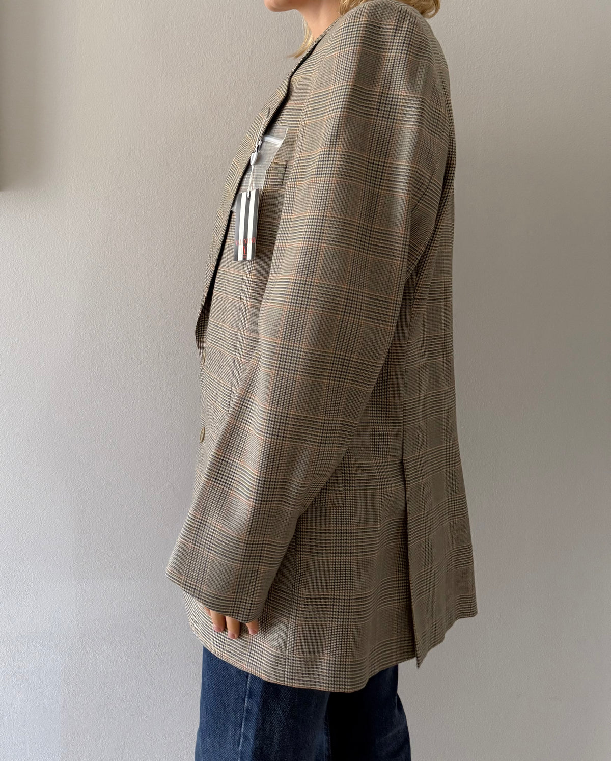 Valentino 90s wool multicolor blazer unisex