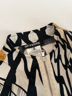 Gianfranco Ferré abstract print jacket 90s