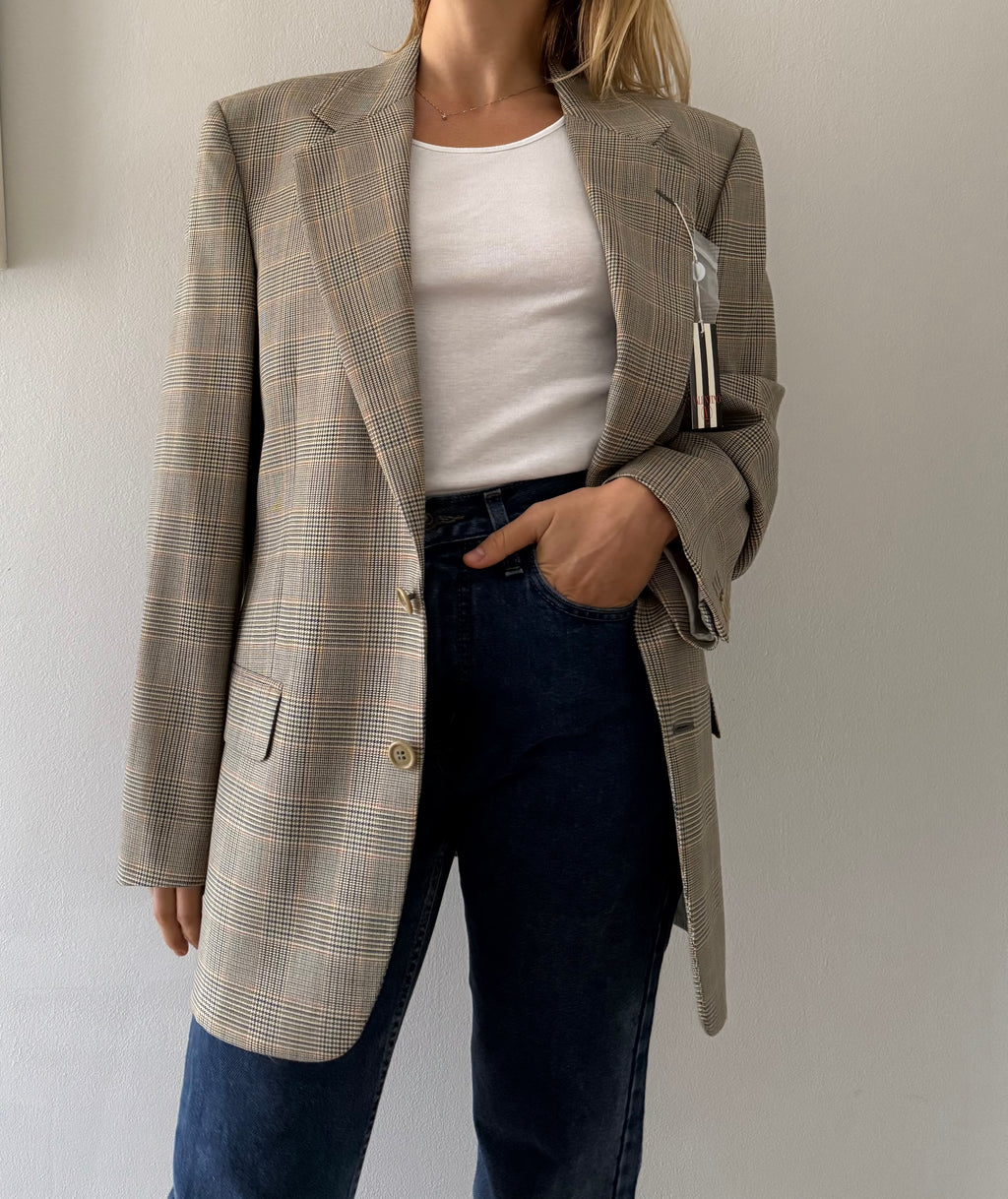 Valentino 90s wool multicolor blazer unisex