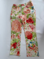 Roberto Cavalli SS 2000 floral denim jeans