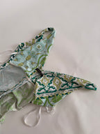Roberto Cavalli SS 2006 green multicolor mini dress