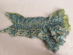 Roberto Cavalli SS 2006 green multicolor mini dress