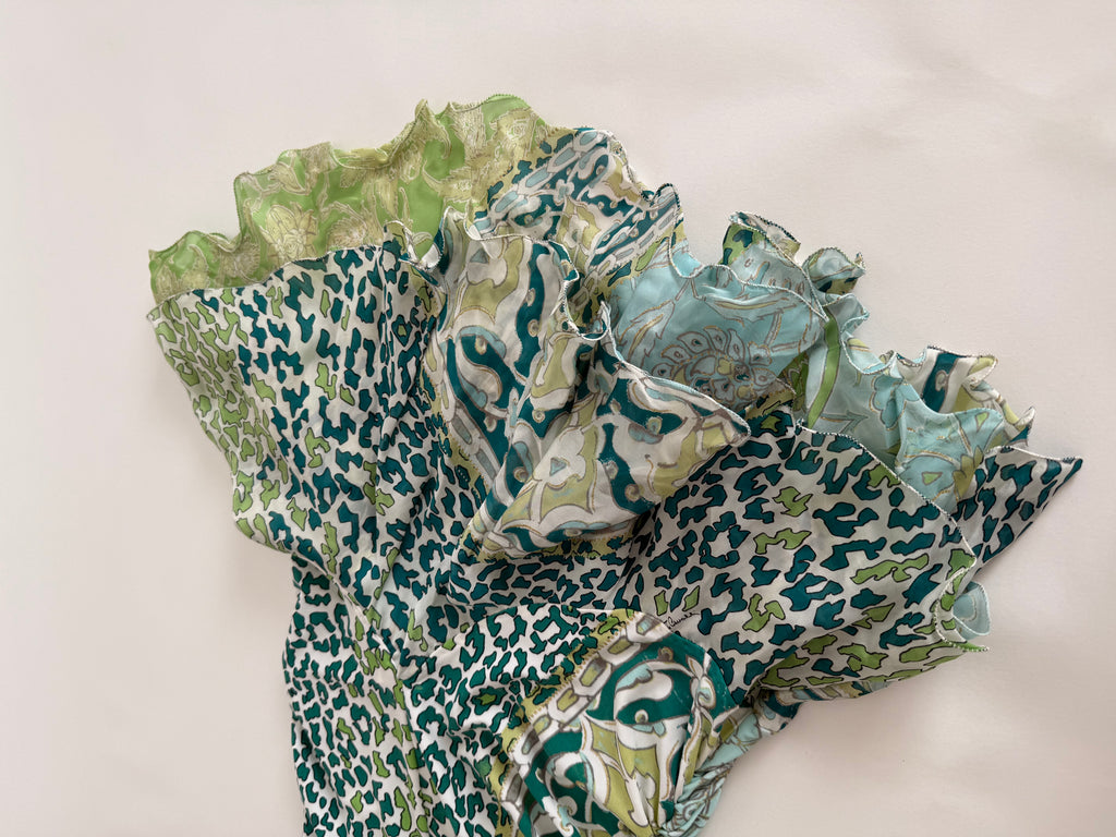 Roberto Cavalli SS 2006 green multicolor mini dress