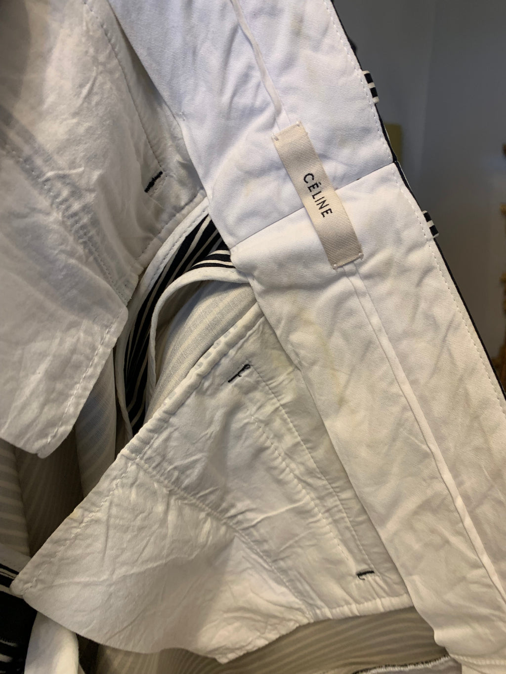 Celine stripped pants
