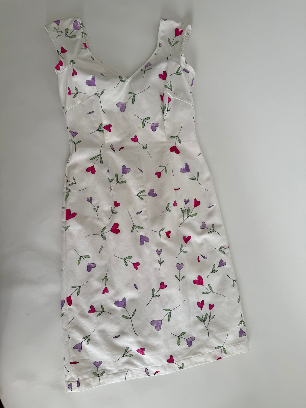 Moschino Jeans Moschino white dress floral heart vintage Dress Emilia Archive Vintage