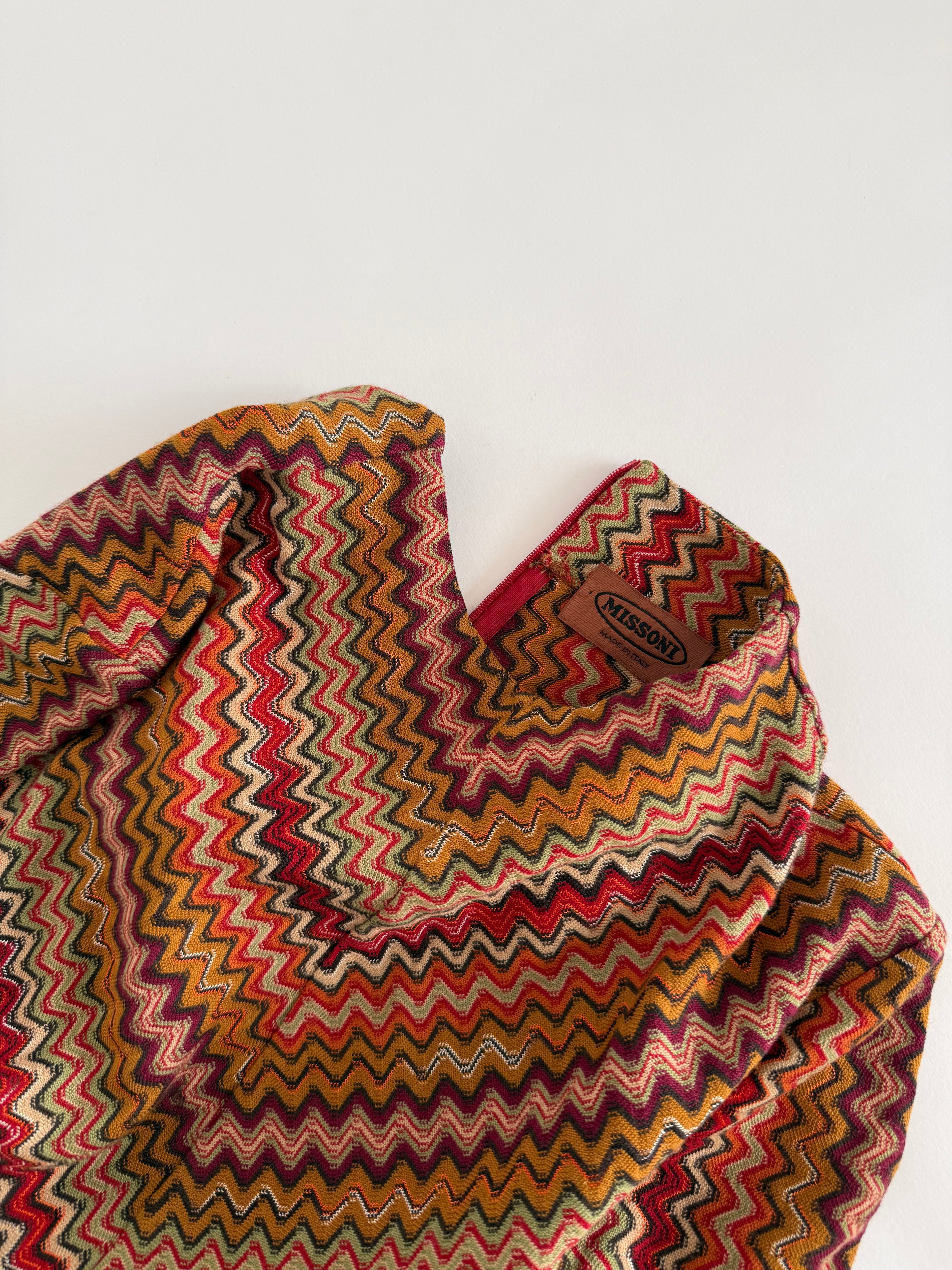 Rare Missoni FW 1996 Runway wool knit dress Kate Moss