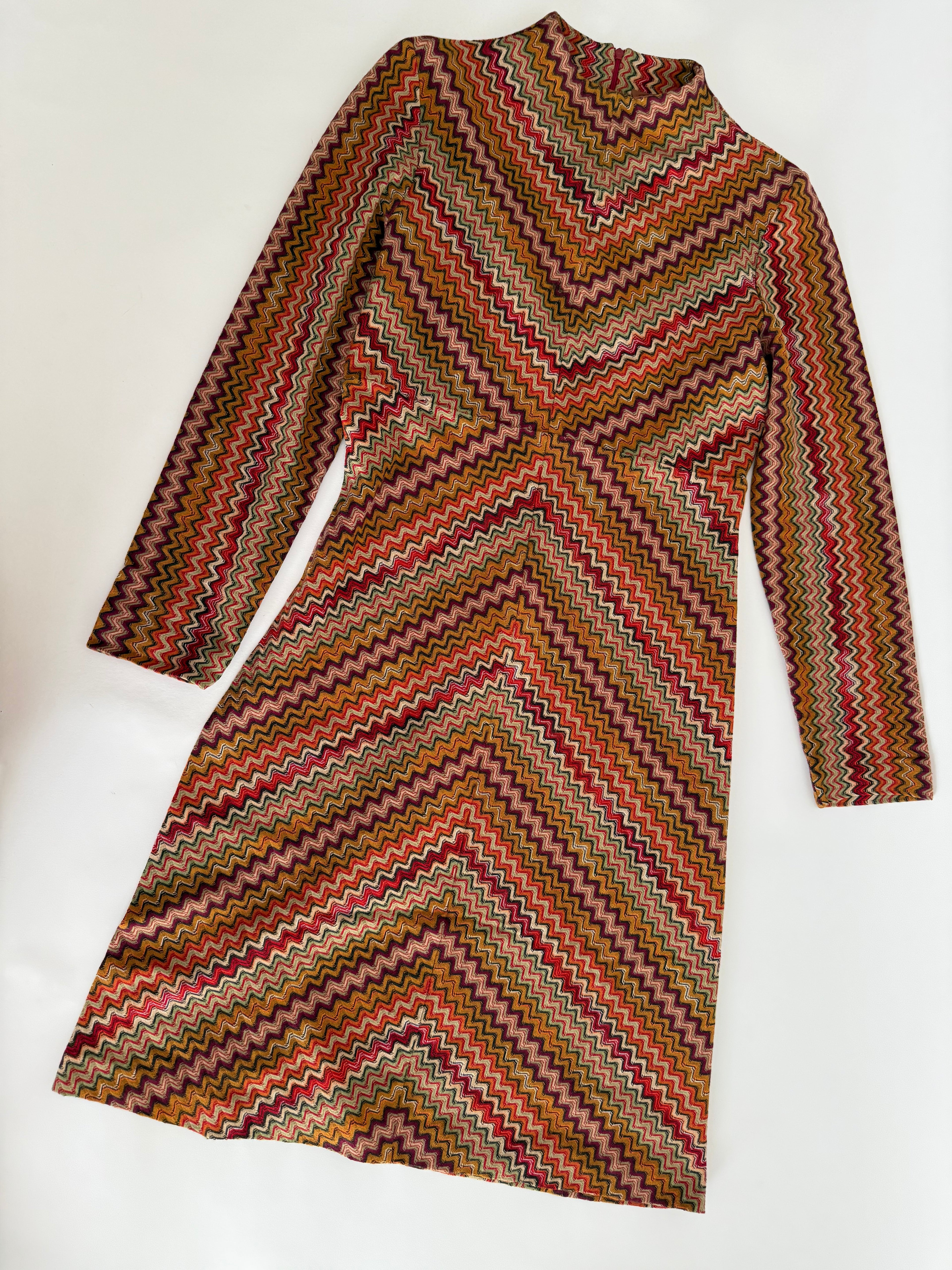 Rare Missoni FW 1996 Runway wool knit dress Kate Moss