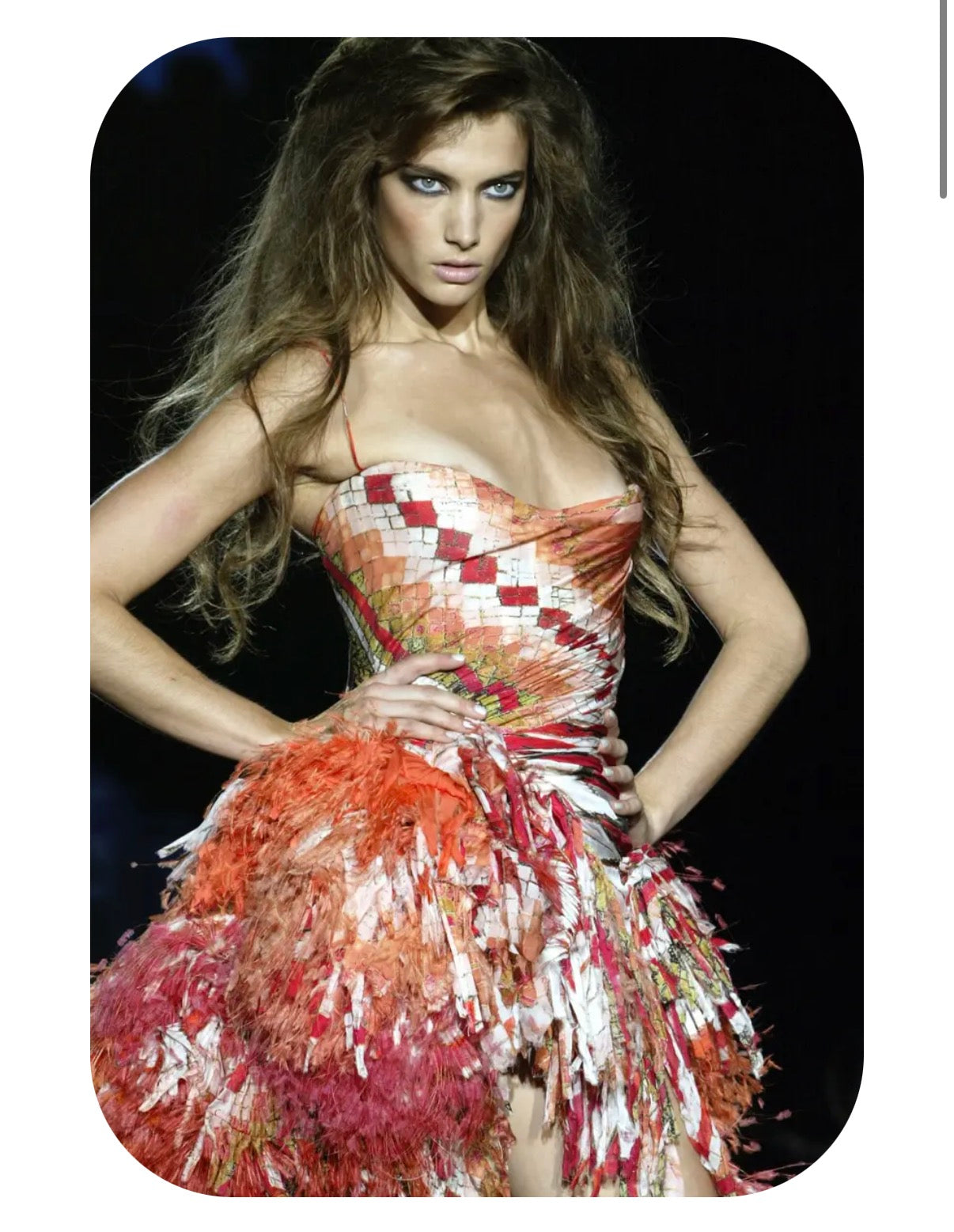 Roberto Cavalli S/S 2004 silk dress