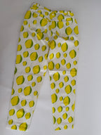 Iceberg SS 1996 capri pants yellow lemons