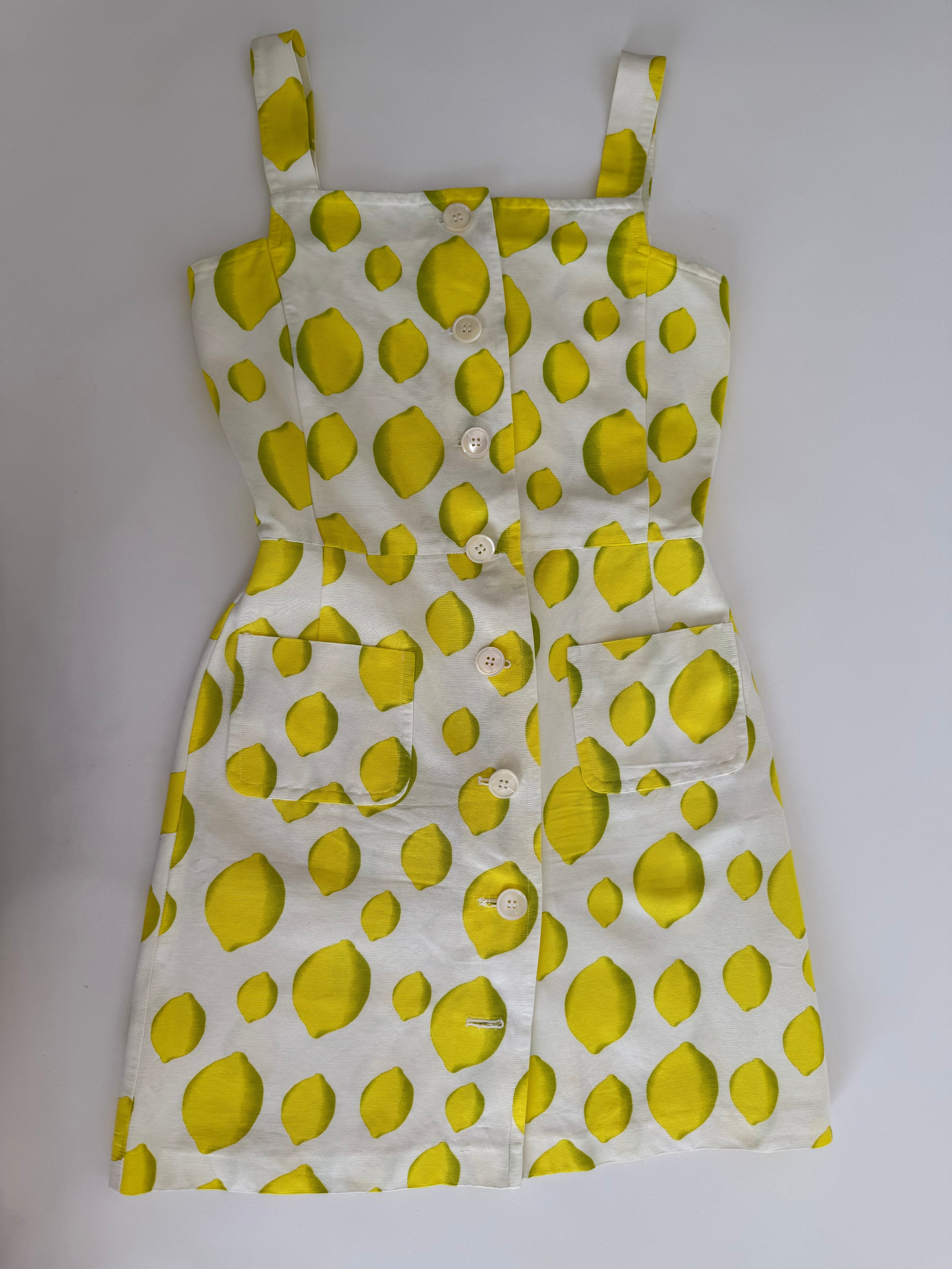 Iceberg SS 1996 Runway lemons dress