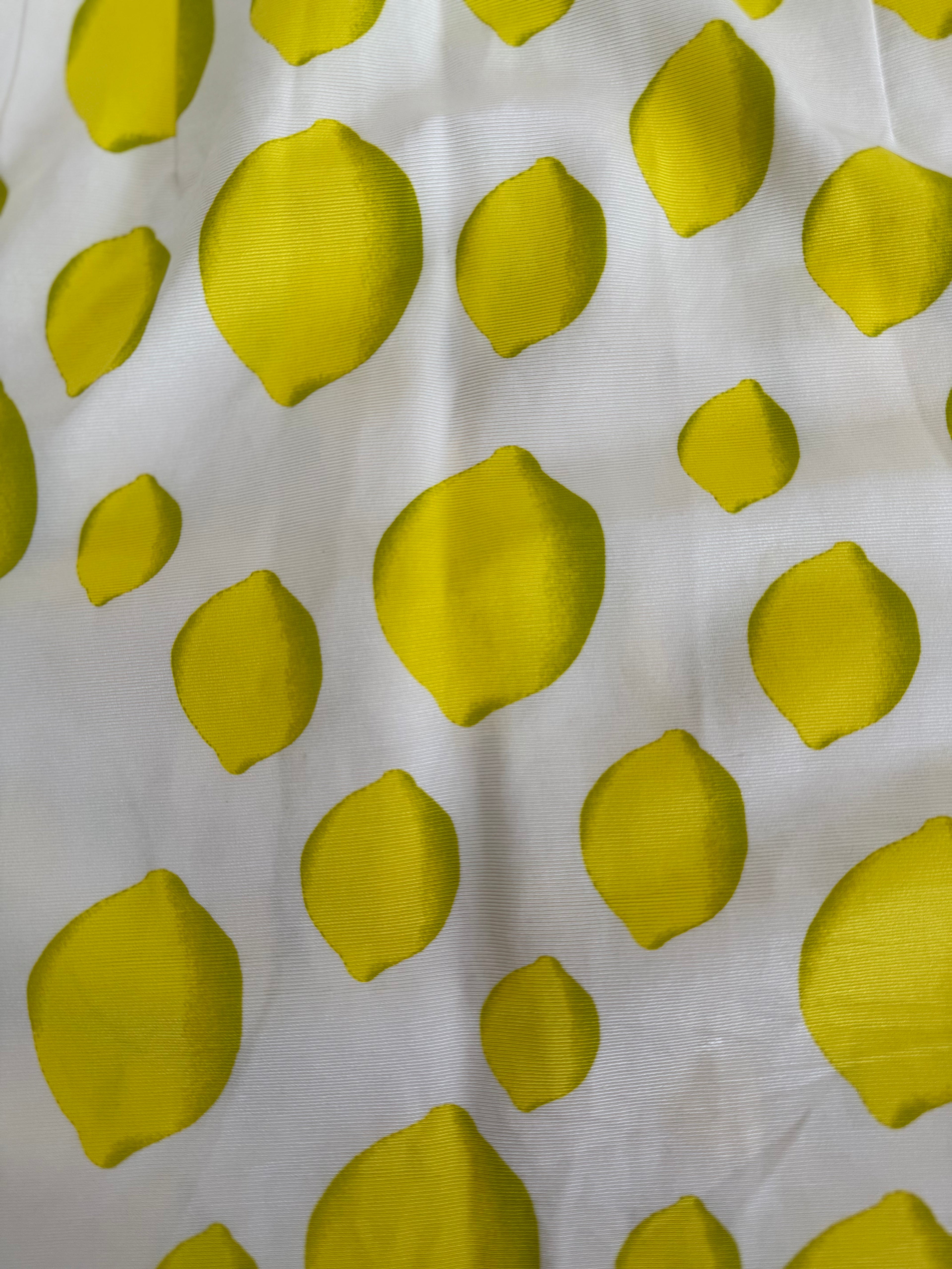 Iceberg SS 1996 Runway lemons dress