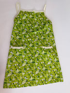 Iceberg SS 1996 Runway mini dress lime print