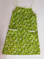Iceberg SS 1996 Runway mini dress lime print