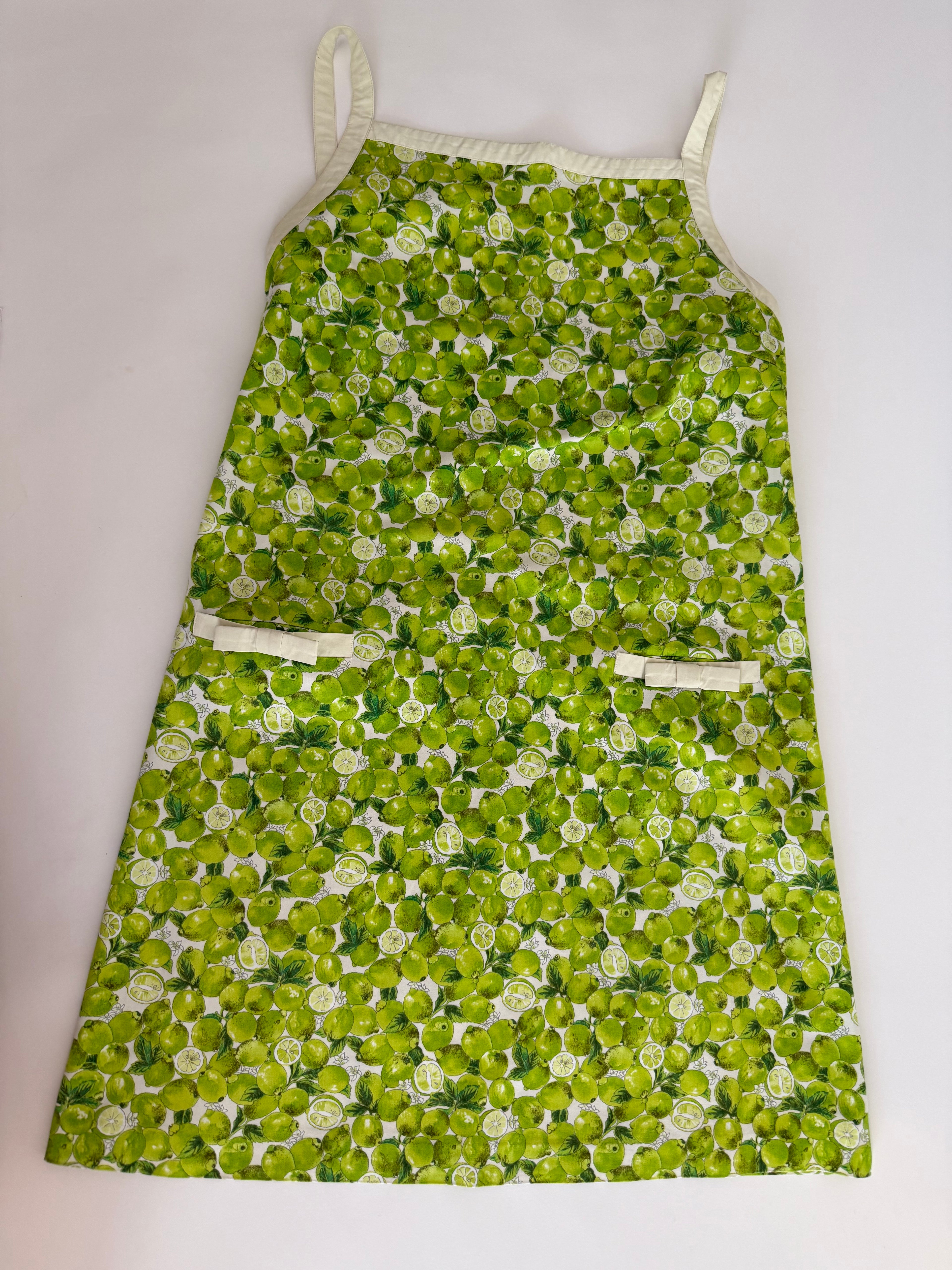 Iceberg SS 1996 Runway mini dress lime print
