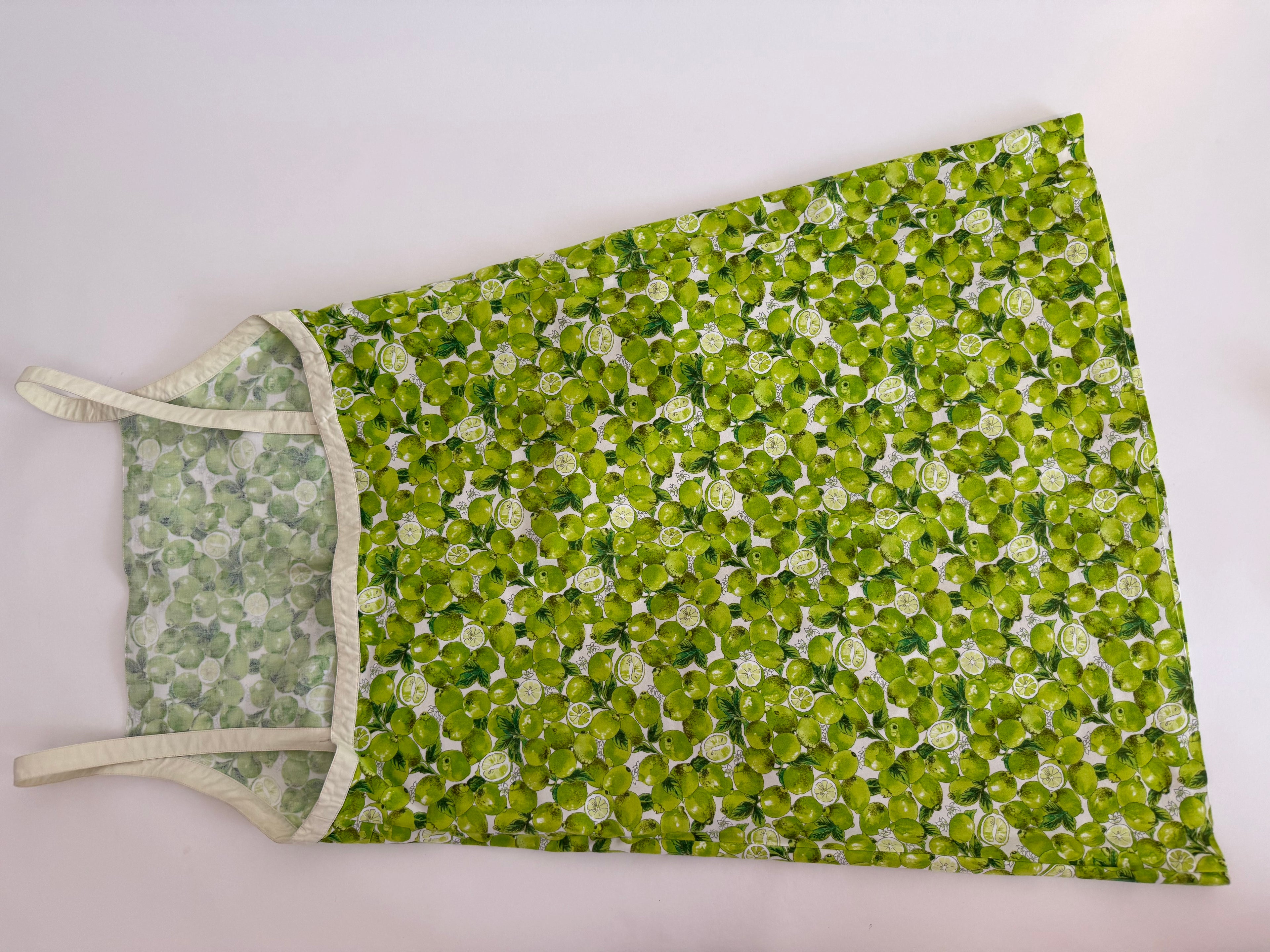 Iceberg SS 1996 Runway mini dress lime print