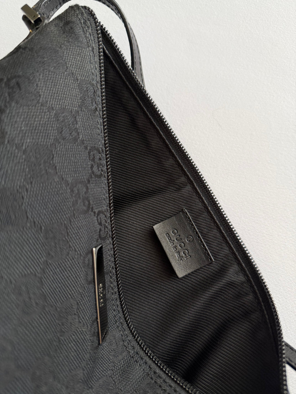 Gucci black boat monogram