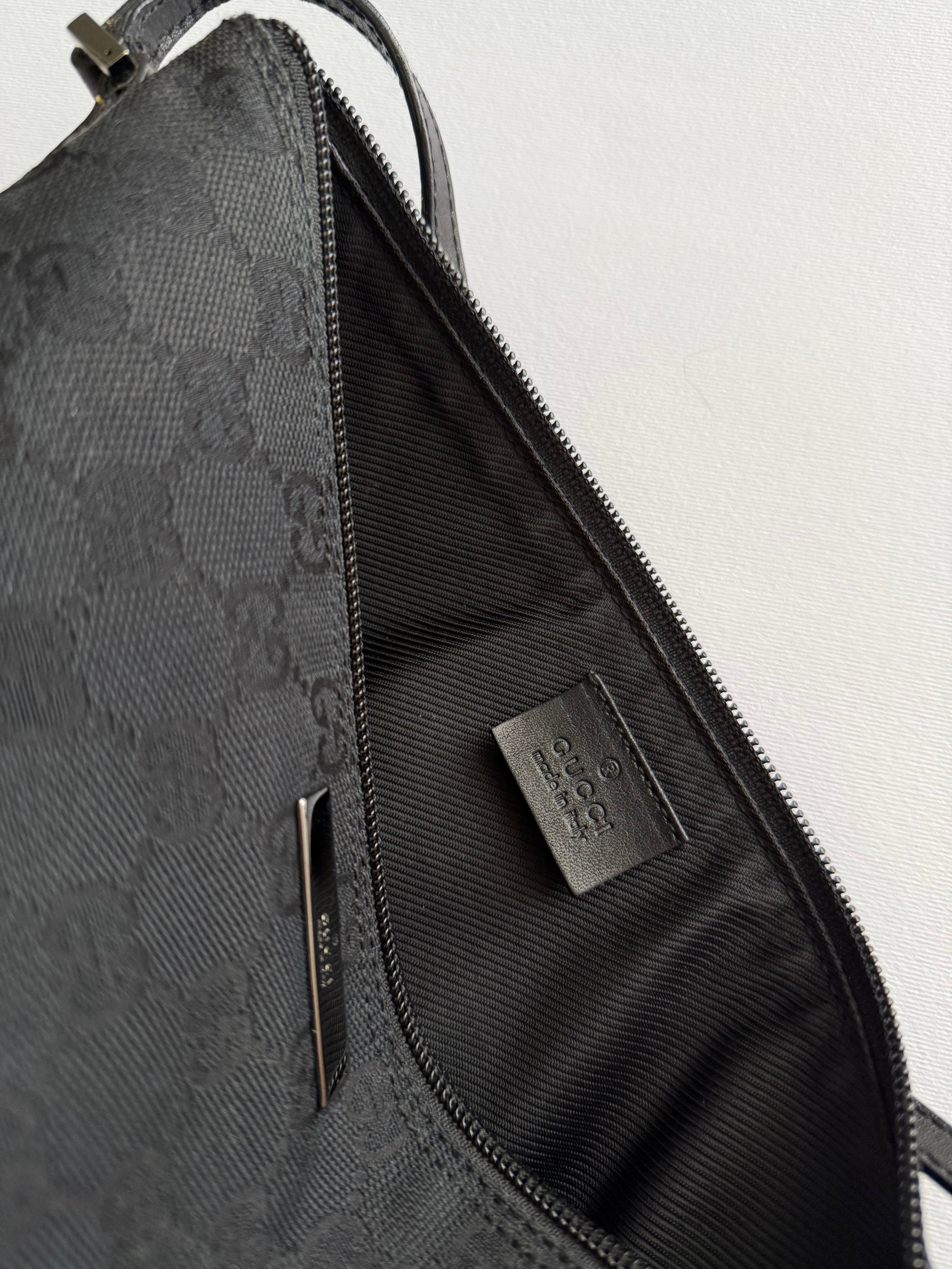 Gucci black boat monogram