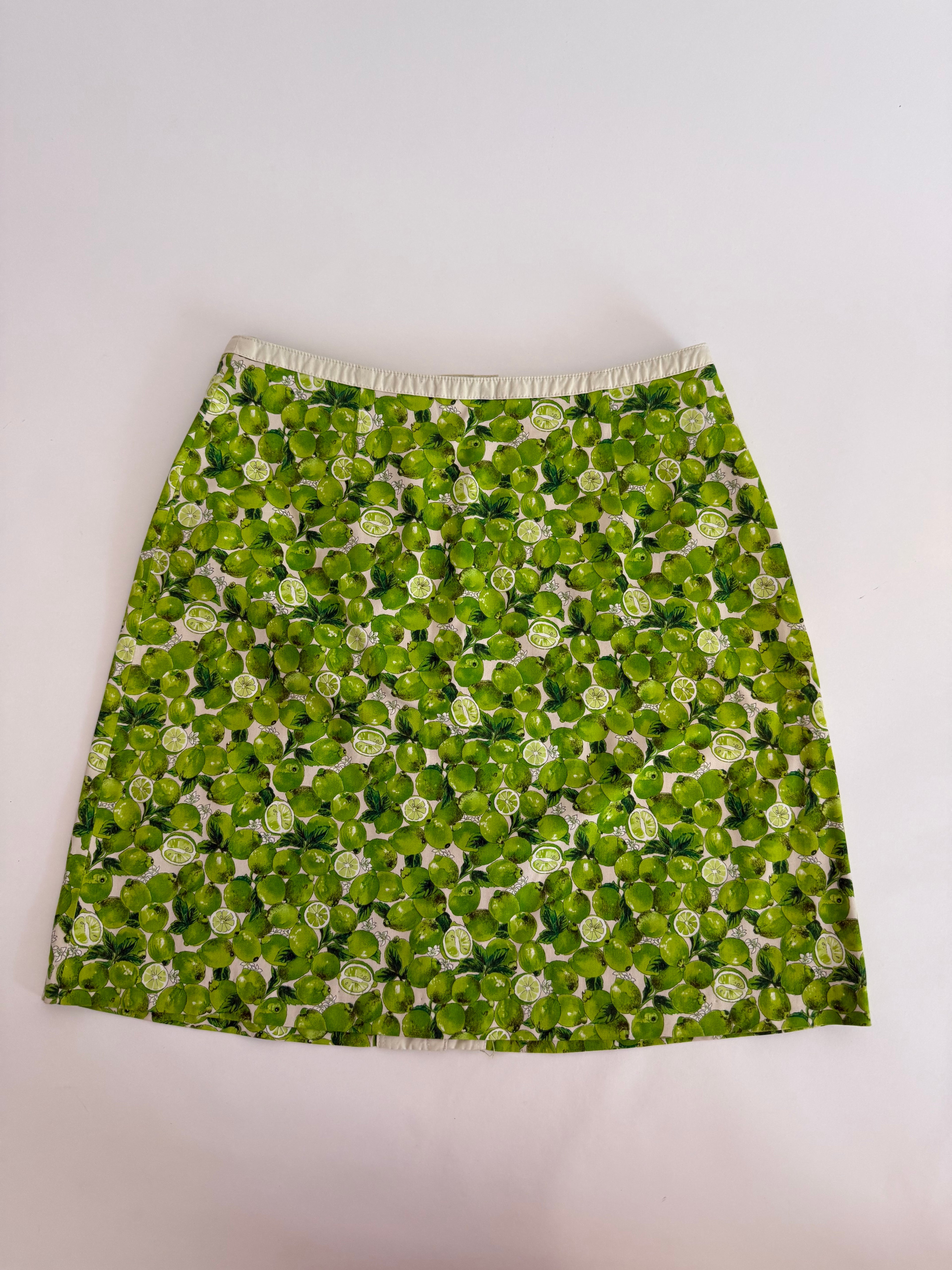 Iceberg SS 1996 lime mini skirt