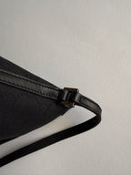 Gucci black boat monogram
