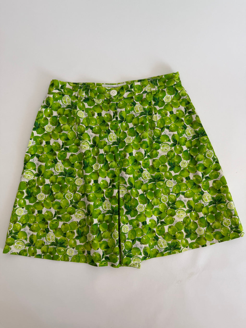 Iceberg SS 1996 lime shorts summer Runway