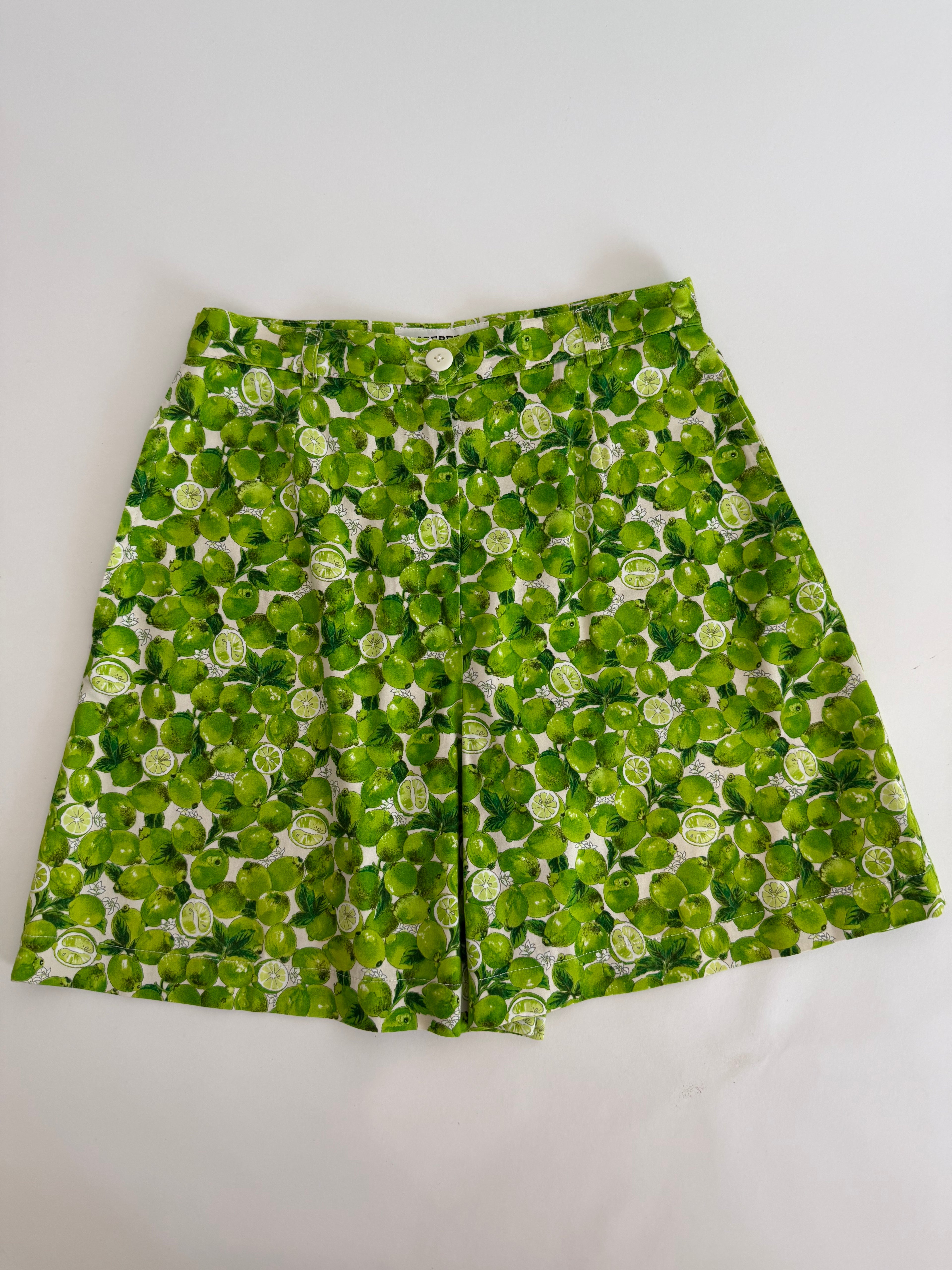 Iceberg SS 1996 lime shorts summer Runway
