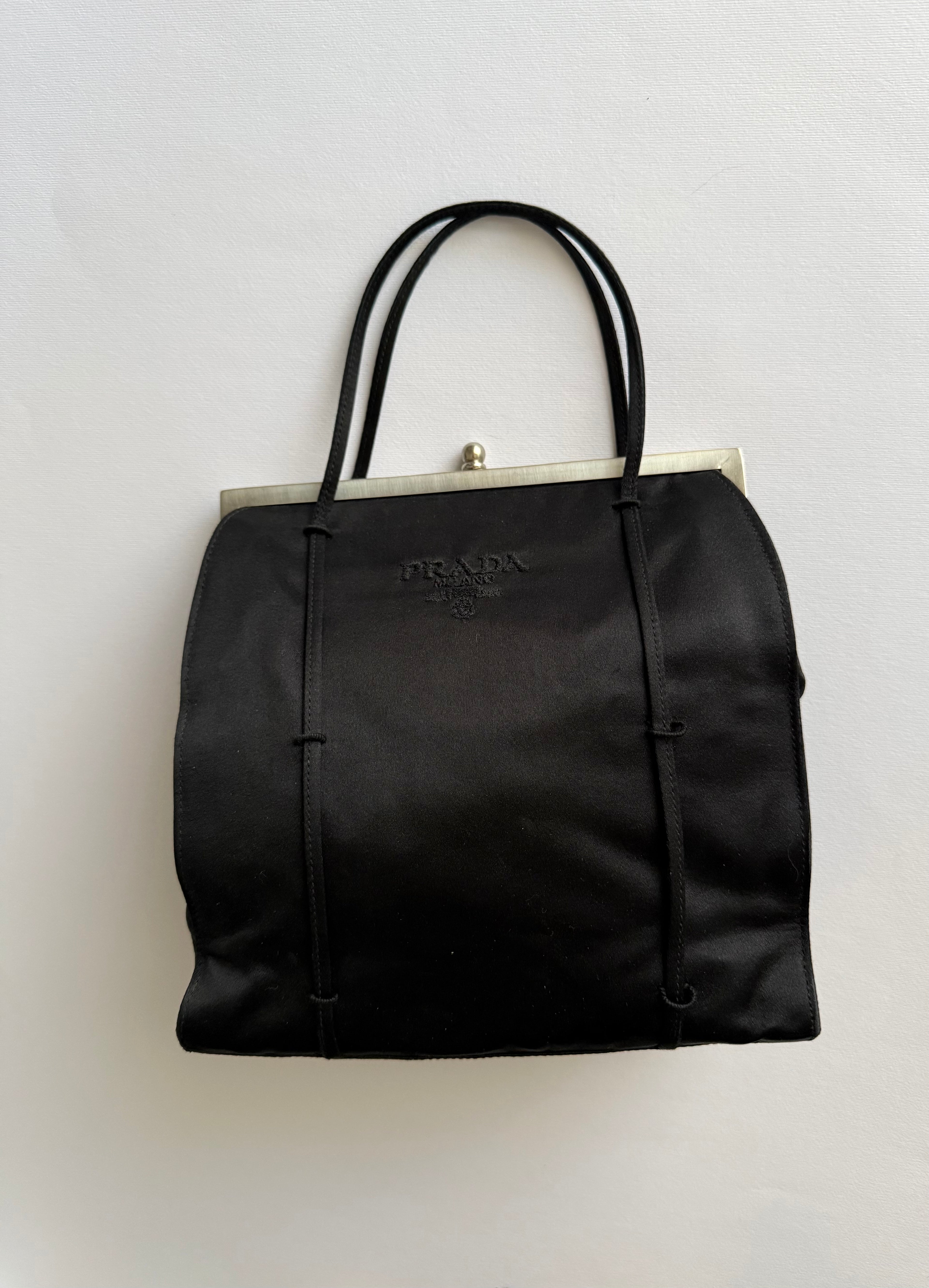 Prada S/S 1995 black handbag