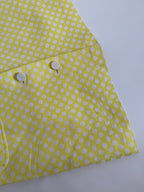 Iceberg SS 1996 yellow dress with white polka dots