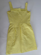 Iceberg SS 1996 yellow dress with white polka dots