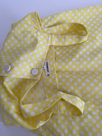Iceberg SS 1996 yellow dress with white polka dots