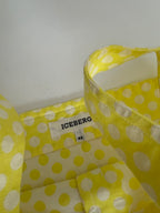 Iceberg SS 1996 Runway yellow set top and skirt