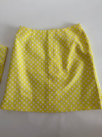 Iceberg SS 1996 Runway yellow set top and skirt