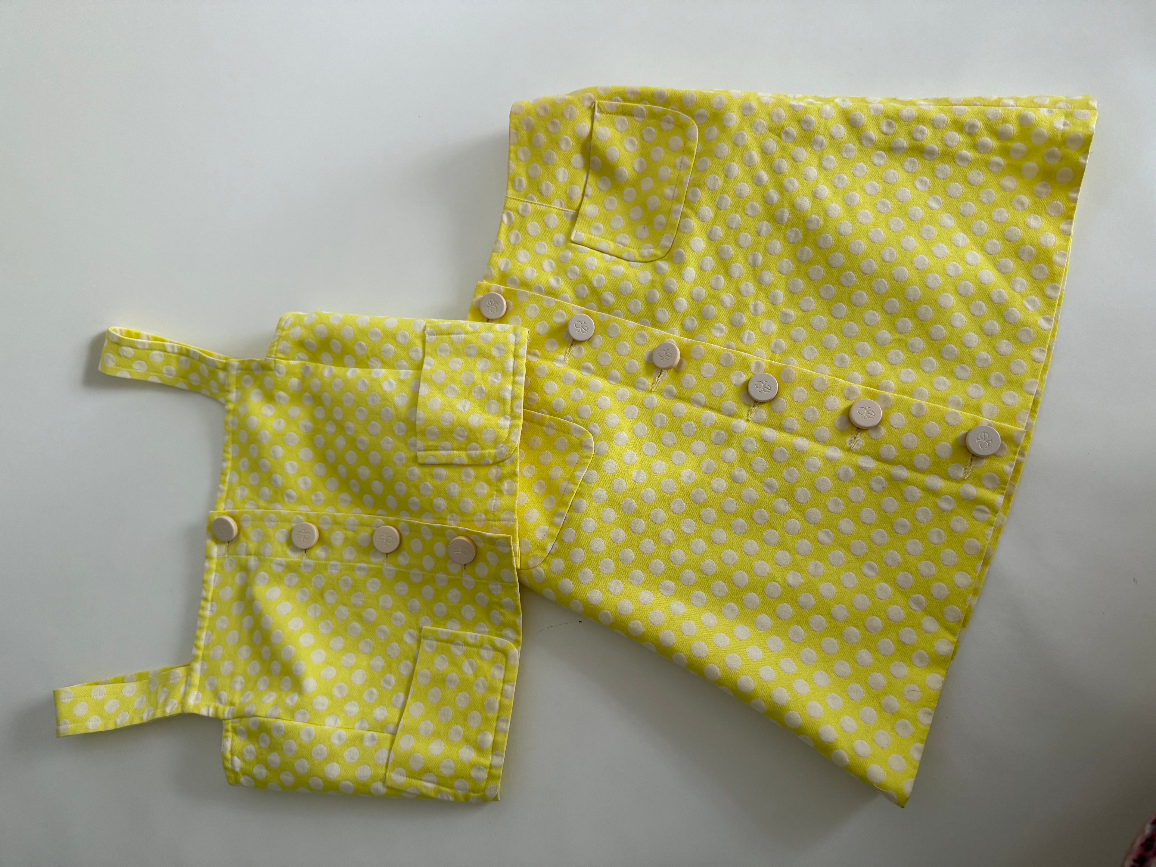 Iceberg SS 1996 Runway yellow set top and skirt
