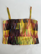 Iceberg SS 1999 silk multicolored top