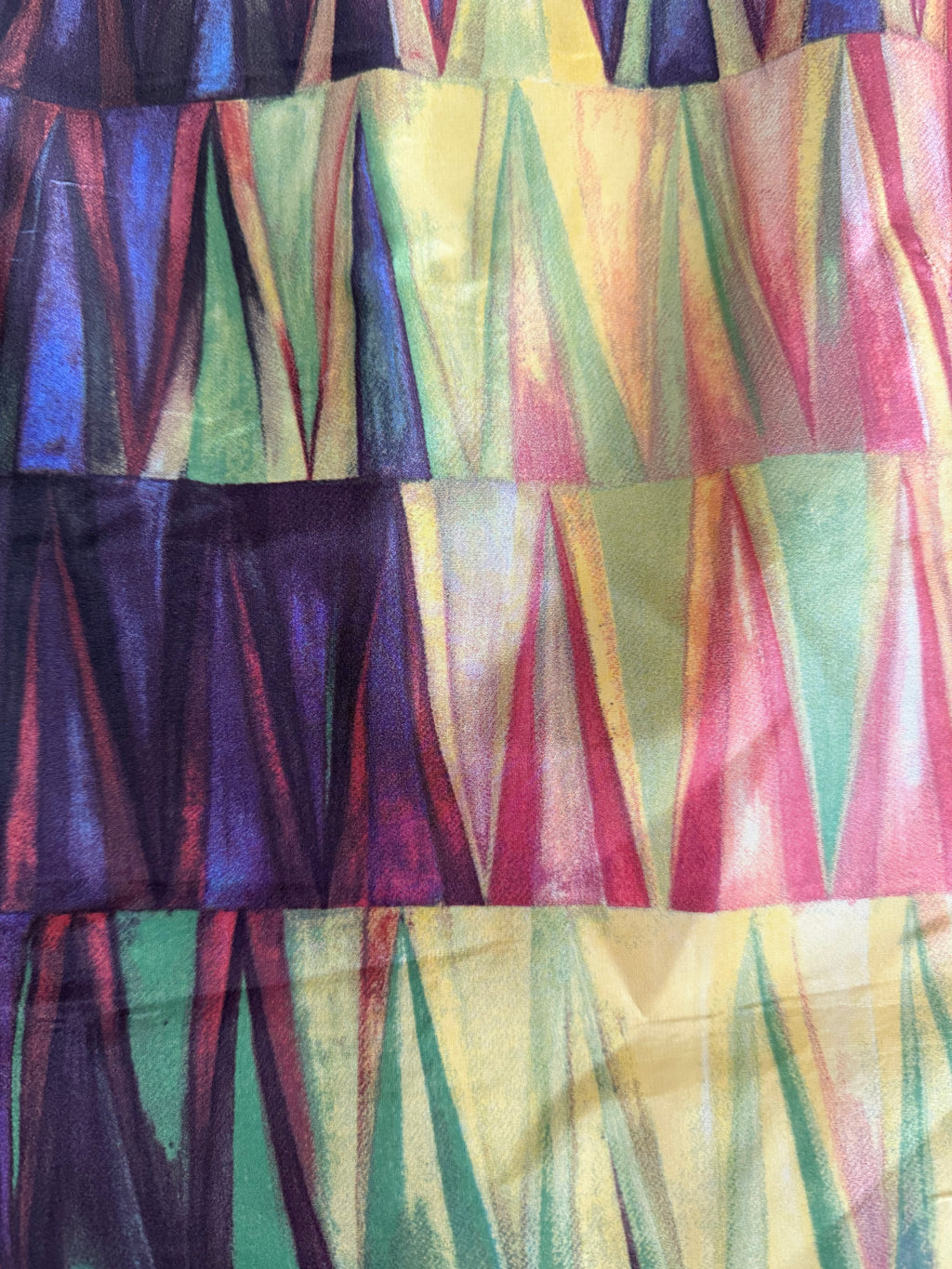 Iceberg SS 1999 silk multicolored top