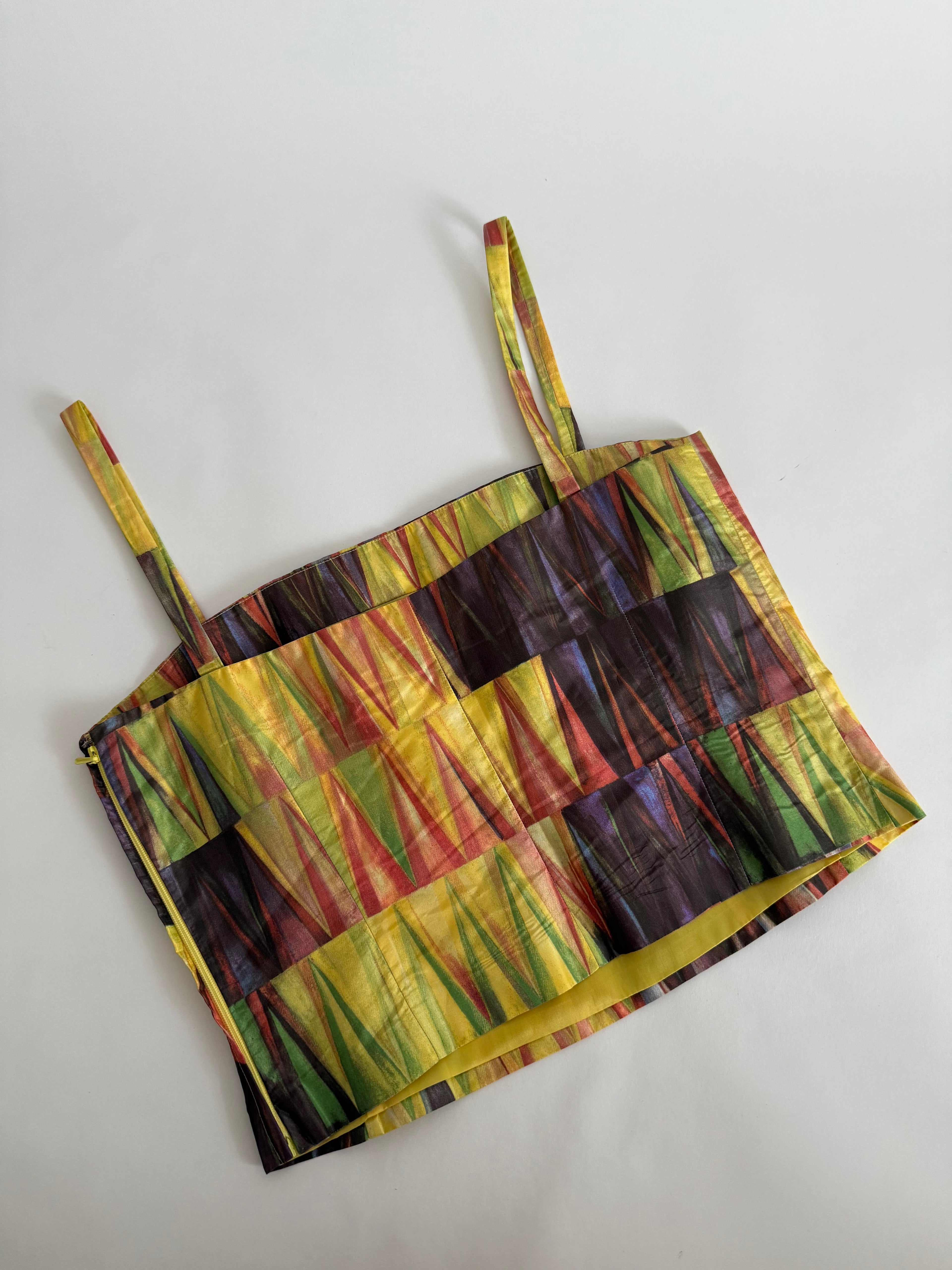Iceberg SS 1999 silk multicolored top
