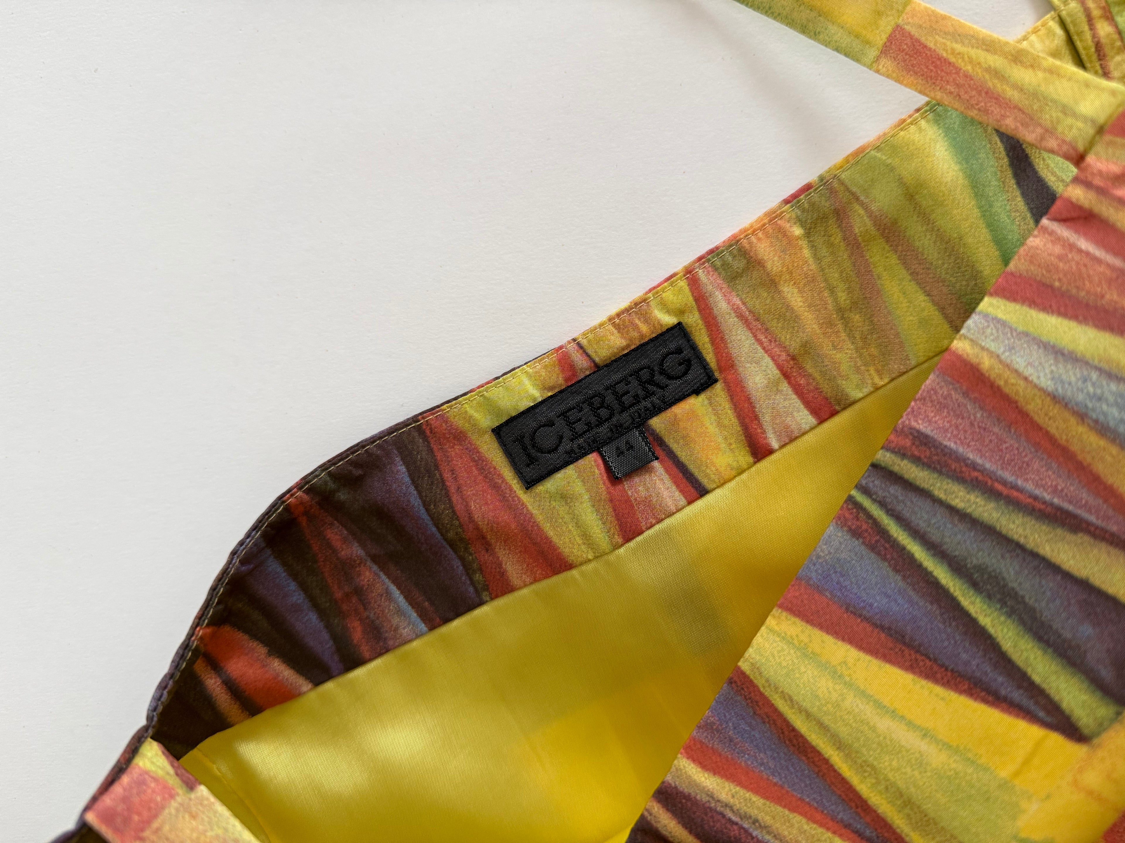 Iceberg SS 1999 silk multicolored top