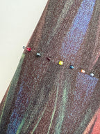 Rare Iceberg SS 1999 Runway silk rainbow skirt