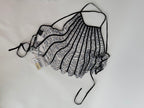 Gianfranco Ferré Studio backless top beads stones 90s