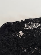 Moschino mini black beads knitwear vintage