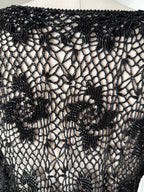 Moschino mini black beads knitwear vintage