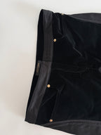 Roberto Cavalli FW 2004 velvet capri pants
