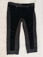 Roberto Cavalli FW 2004 velvet capri pants